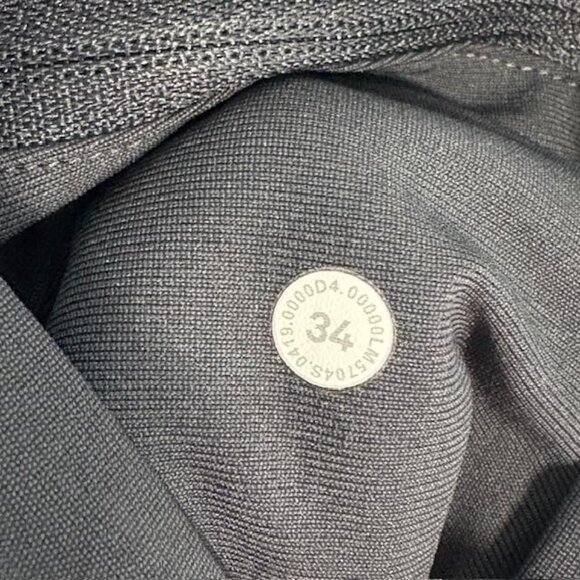 Lululemon Pants Mens 34 Black ABC 5 Pocket Slim Stretch Commuter Tapered Tech - Picture 5 of 7